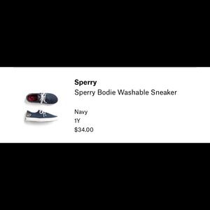 Sperry Bodie Washable Sneaker Kids